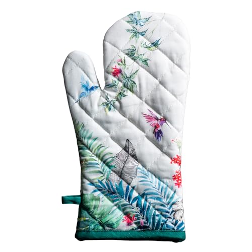 Maison d'Hermine Oven Gloves 100% Cotton Oven Mitt (011 - Tropiques / 7.5" x 13" (Oven Mitt))