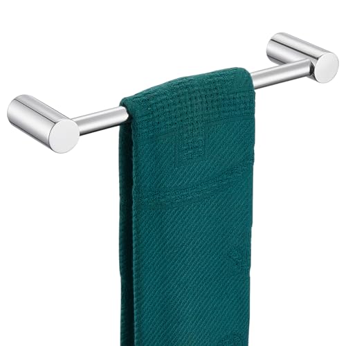 Towel Bar for Bathroom Wall Chrome 12 (Polishd Chrome / 12-Inch)