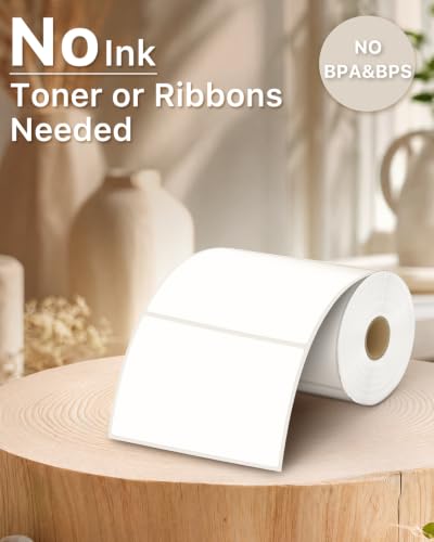 4x3 Inch Thermal Labels (4"x3" / White)
