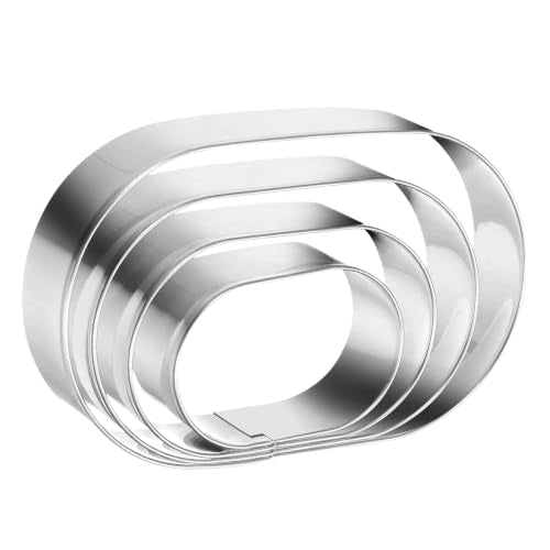 Pill Capsule Long Oval Cookie Cutters 4 Sizes (Oval-Pill Capsule)