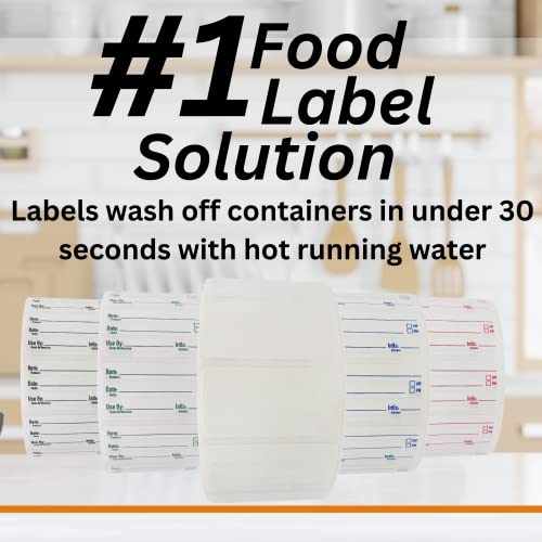 2x1 Dissolvable Food Labels