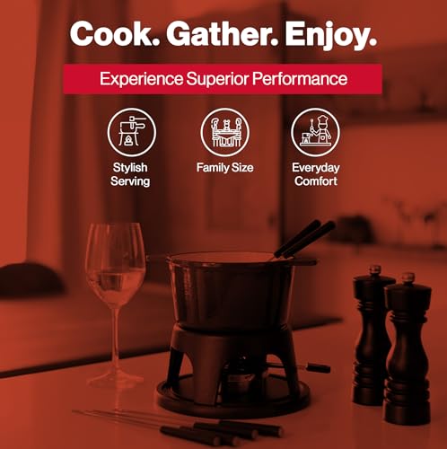 Sierra Cast Iron Fondue Set