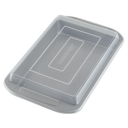 Nonstick Bakeware Rectangular Cake Pan with Lid for Baking