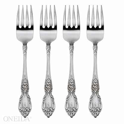Wordsworth Salad Forks Silverware Set for 4 (Service for 4 / Salad Forks, Set of 4)
