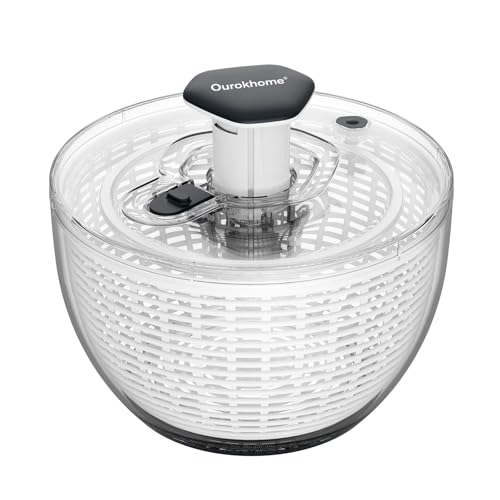 6.3 QT Salad Spinner with Fully Removable Lid (6.3 QT)