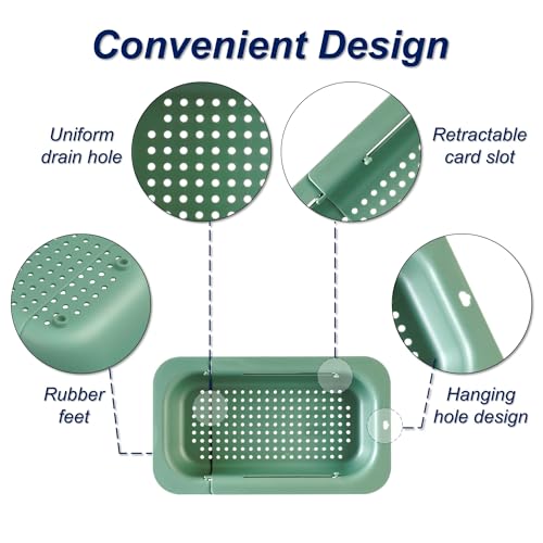 Extendable Sink Colander Strainer Basket