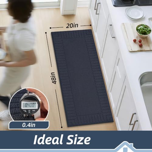 Kitchen Rugs 20"x48" (Blue / 20" X 48" (Rectangular))