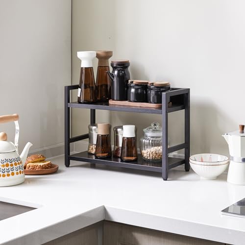 2 Tier Spice Rack (2-tier / Black)