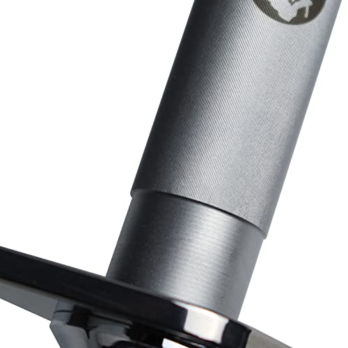 Honing Steel Knife Sharpener Steel Round 12 IN Rod for Kitchen Knife (12 IN Round)
