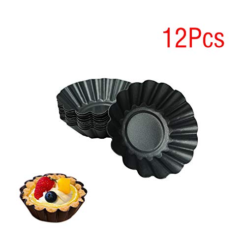 12 Pack Egg Tart Pan (bigger 3")