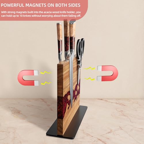 Magnetic Knife Block (Red)