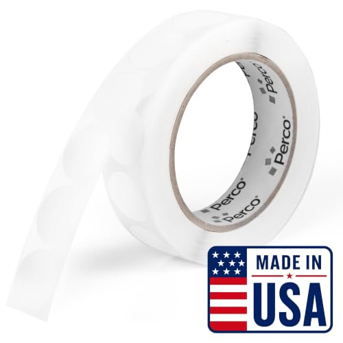 Clear Round Circle Dot Sticker 1 (Clear / 1 Inch)