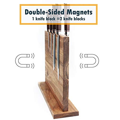 Large Magnetic Knife Holder (12.5 X 10 / Brown)