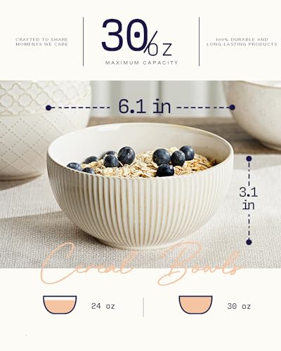 Ceramic Soup Bowls (6" x4)