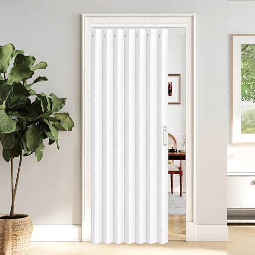 Door Curtains for Doorway (White / 39"W x 78"L (Pack of 1))