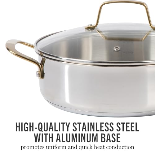 Castelle 10 Piece 18 (Stainless Steel w/ Gold (10pc Set))