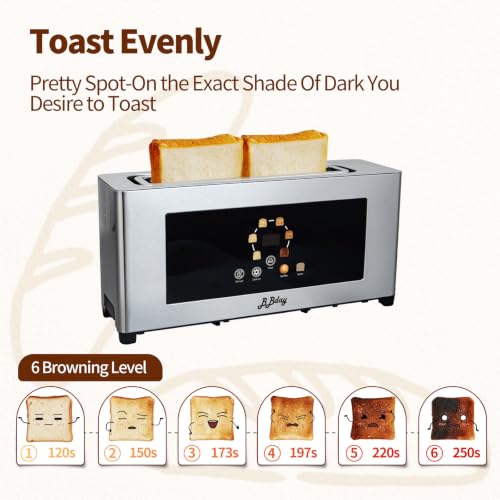 2 Slice Toaster with Touchscreen (Sliver)