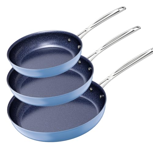 3 Piece Fry Pan Set (3 PC / Cozy Blue)
