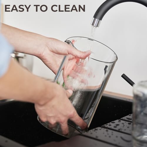 Stainless Steel French Press Coffee Maker 34 oz (Dark Chrome)
