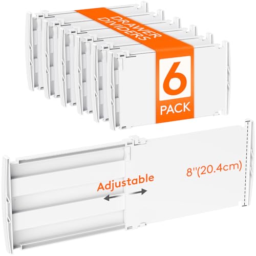 8" Tall Drawer Dividers (6 Count)