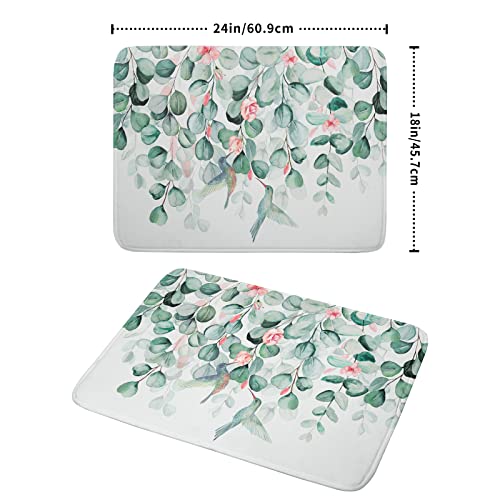 Sage Green Dish Drying Mat (DrymatLEucalyptus / 24" x 18")