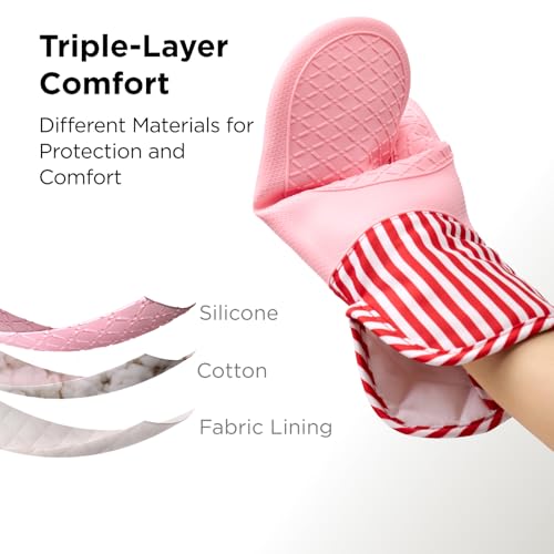 UltraShield Silicone Oven Mitts (American Flag / Standard)