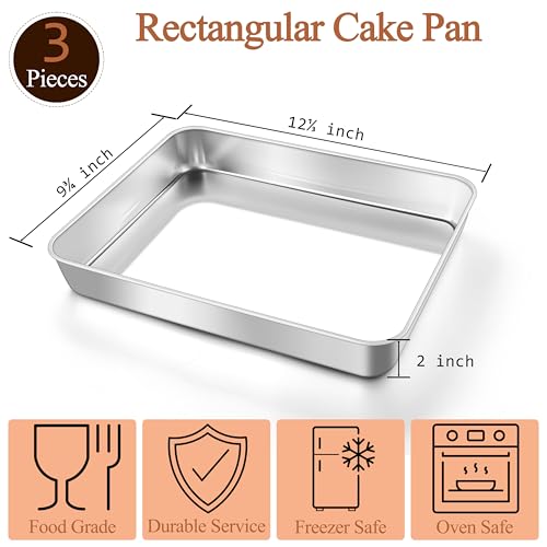 Baking Cake Lasagna Pan Sets (2 Count)