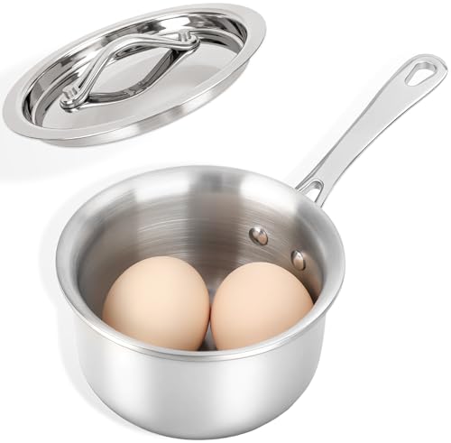 Mini Sauce Pan with Lid (0.34 QT / Silver)