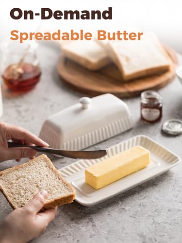 Ceramic Butter Dish with Lid