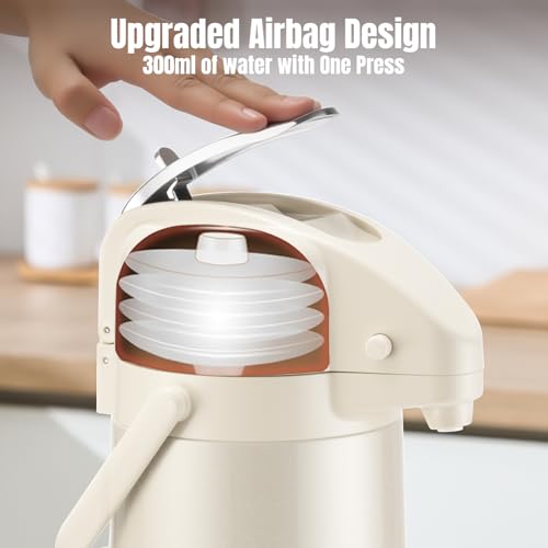 Coffee Dispenser with Pump (White)