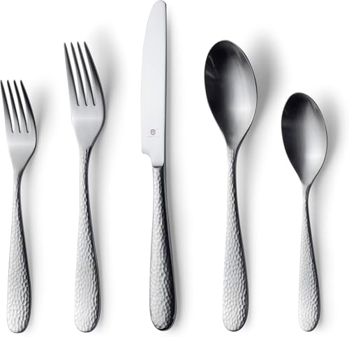 Matte Silverware Set (40-Piece Flatware Set)