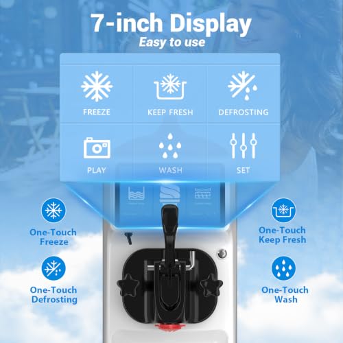 Soft Serve Ice Cream Machine ETL (Pure White)