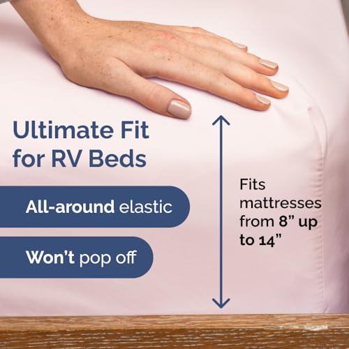 Short Queen Size 4 Piece Bed Sheet Set (30 - Lavender Pink / Short Queen)
