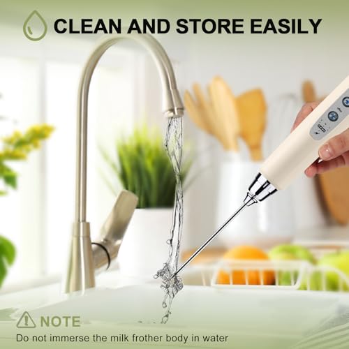 Handheld Milk Frother Wand for Coffee