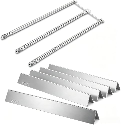 Grill Parts for Weber Genesis 300 Series Grills with Side Controls Knobs (L14 24.5")