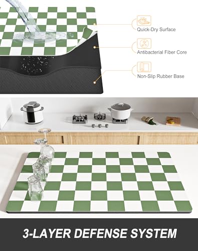 Dish Drying Mat for Kitchen Counter