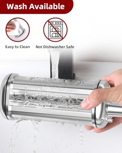 3PCS Pasta Maker Attachment for All Kitchenaid Stand Mixers (3-Piece Set (Roller & Cutters))