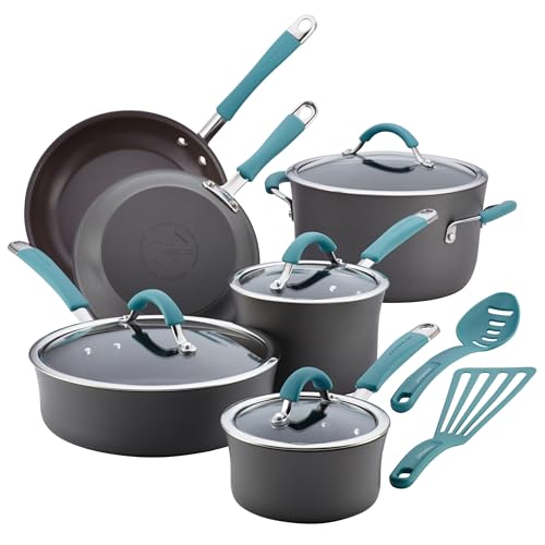 Cucina Dishwasher (Agave Blue / 12 Piece Hard Anodized)