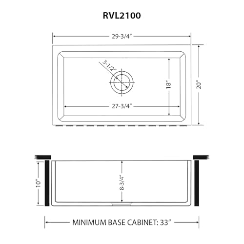 30x20 in White Reversible Fireclay Farmhouse Sink (30 Inch - Single Bowl)