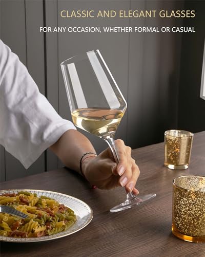 17 oz Lead Free Wine Glasses Set of 4 (4 Count)