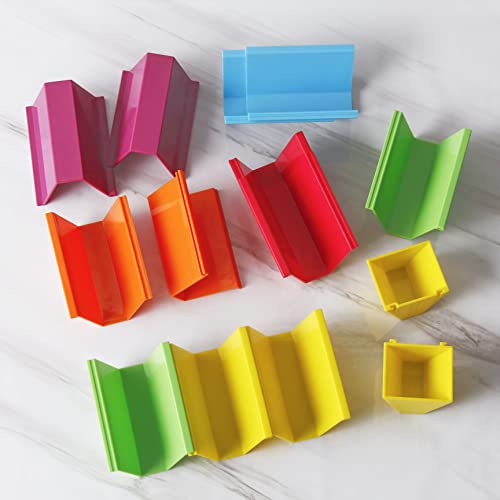 Microwave Safe Taco Holder Set of 12 (Set of 12 with 2 Sauce)