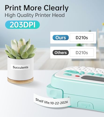 Label Makers Label Maker with Different Fonts (Green Label Maker)
