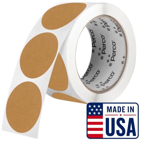 Kraft Brown Round Circle Dot Sticker 2 (Kraft Brown / 2 Inch)