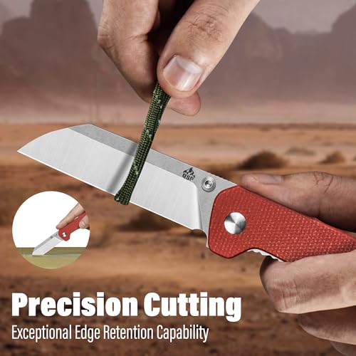 Penguin V2 Folding Pocket Knife (Red)