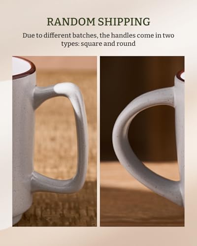 Coffee Mugs Set of 4 (Light Gray / 4pcs)