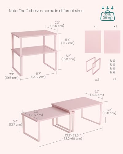 Cabinet Organizer Shelf (2 Count)