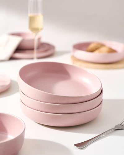 Milkyway 33 oz Pasta Bowls Set of 6 (Light Pink / Set of 6)