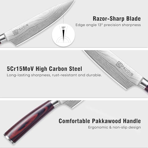 Chef Knife 6 Inch Sharp Kitchen Knife (6 Inch Chef Knife)