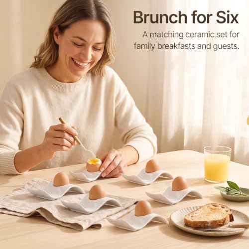 Ceramic Egg Holder Cup