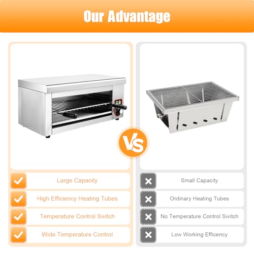 1500W Electric Cheese Melter Commercial Cheese Melter Cheesemelter Grill 122
